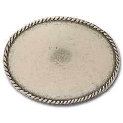 Oval Rope Edge Buckle Blanks