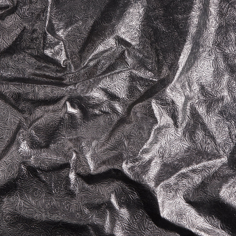 Floral Embossed Double Shoulder Metallic - FINAL SALE