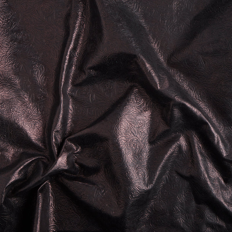 Floral Embossed Double Shoulder Metallic - FINAL SALE