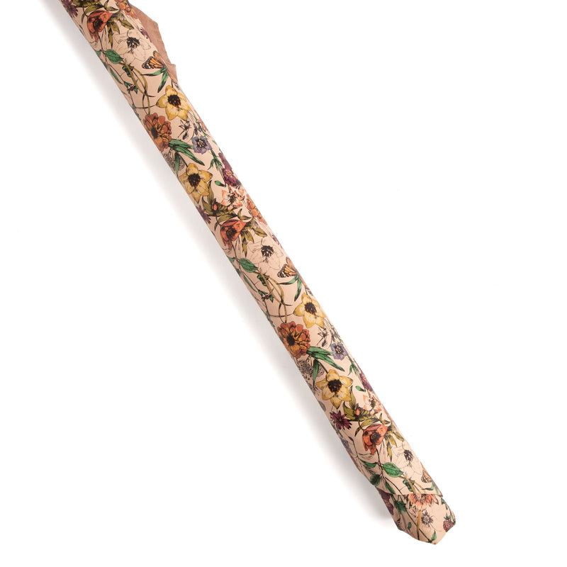 Floral Print Veg-Tan Sheepskin