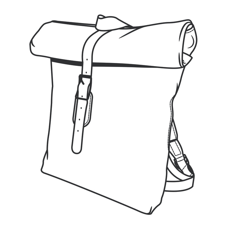 Patron en papier pour sac à dos Colton