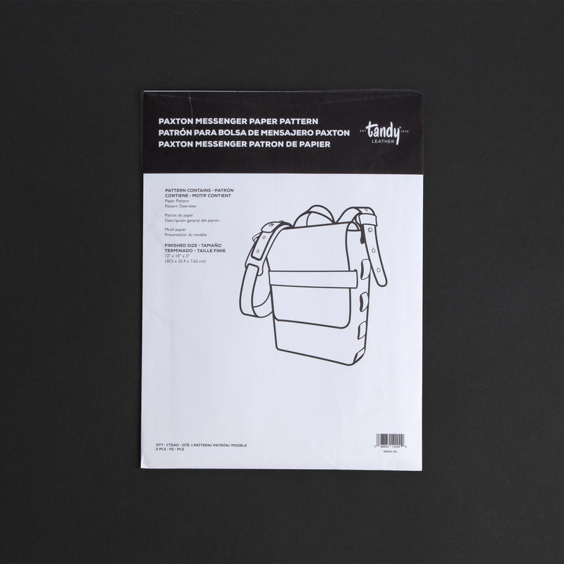 Patrón de papel de la bolsa de mensajero Paxton