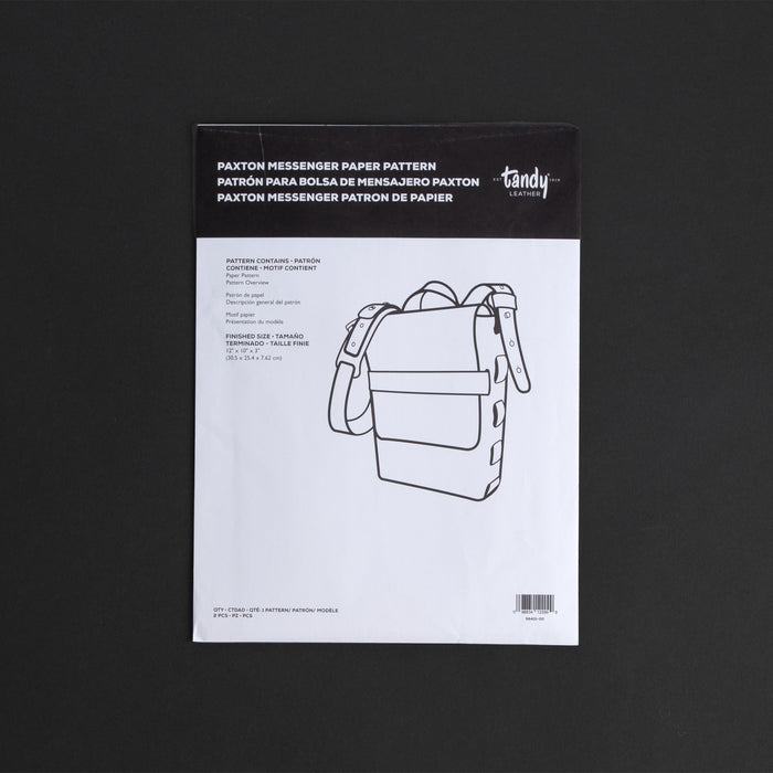 Paxton Messenger Bag Paper Pattern