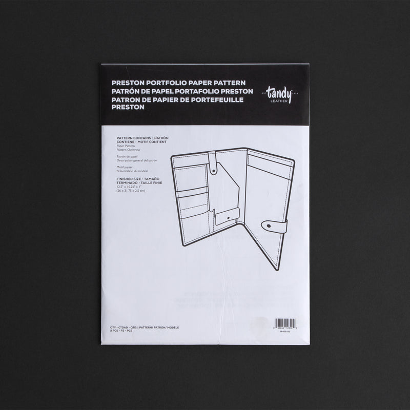 Preston Portfolio Paper Pattern