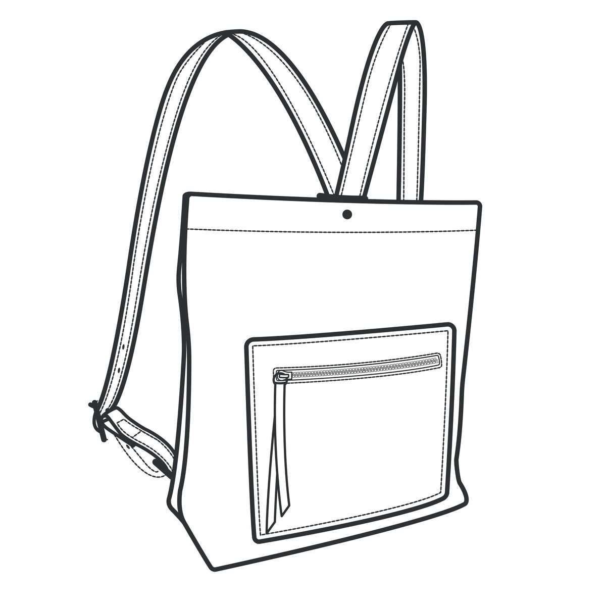 Print PatternTrippy Backpack main image 0