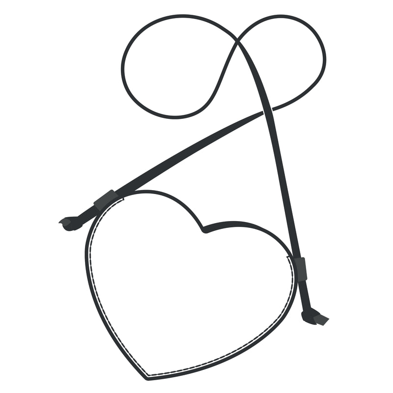 Heart Crossbody Bag Paper Pattern