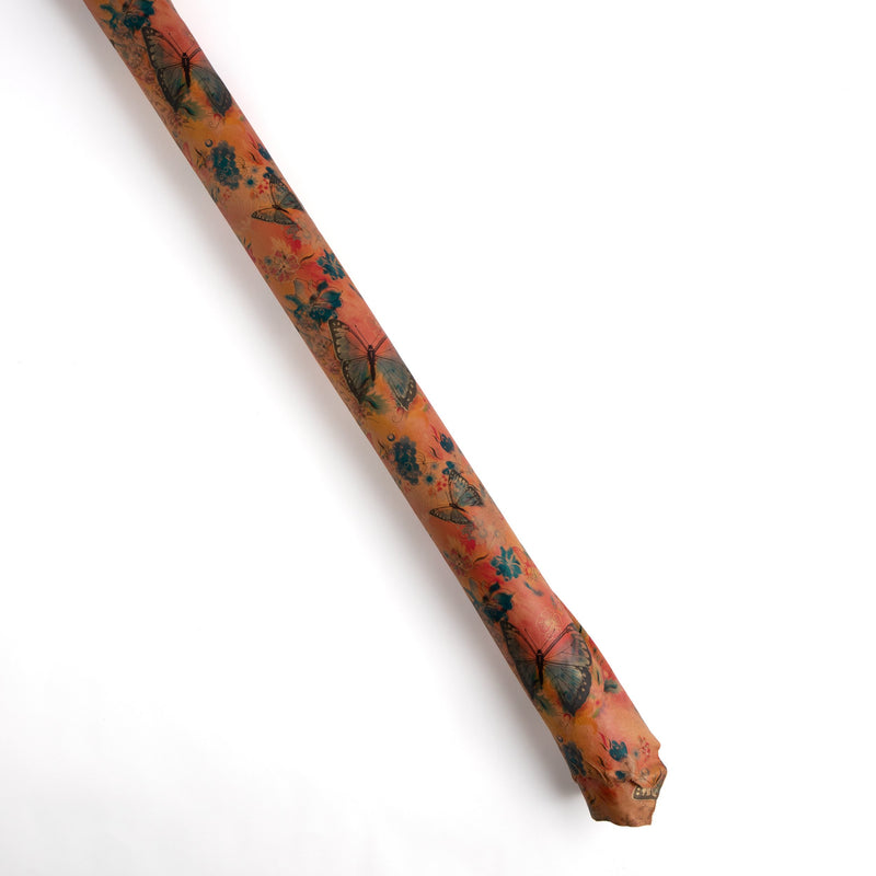 Floral Print Veg-Tan Sheepskin