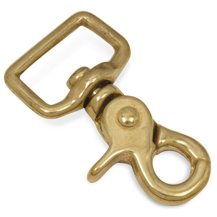 1pc Solid Brass Trigger Clips Swivel Eye Snap Hooks Sewing Leather Craft  Accesso