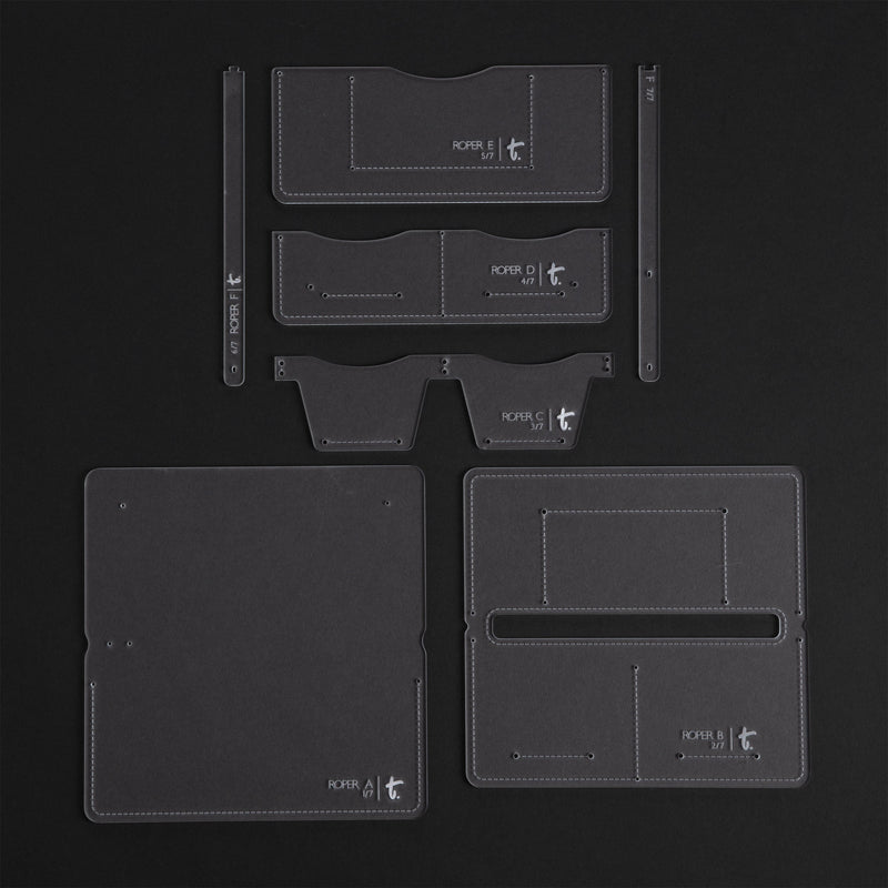 Roper Snap Wallet Acrylic Template