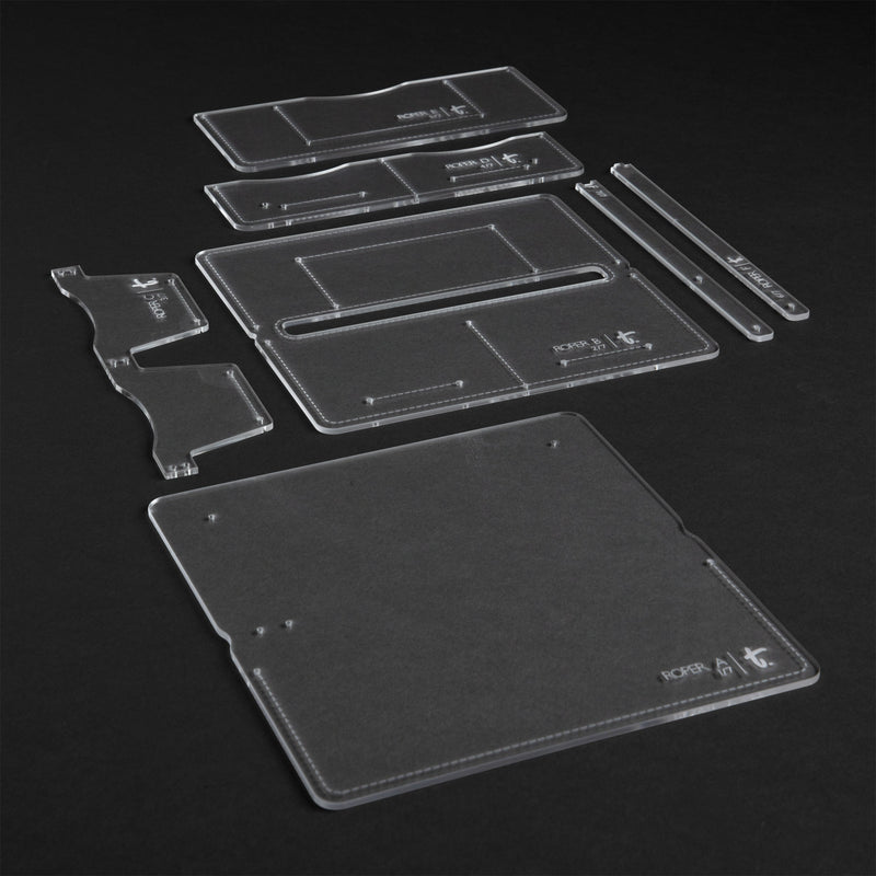 Roper Snap Wallet Acrylic Template
