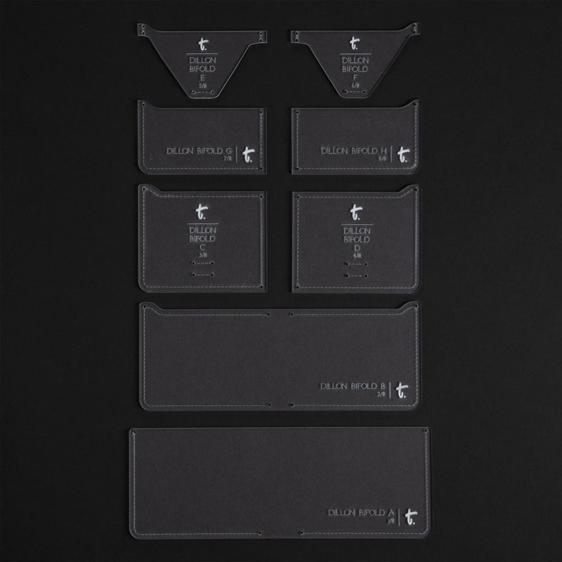 Dillon Trifold Wallet Acrylic Template