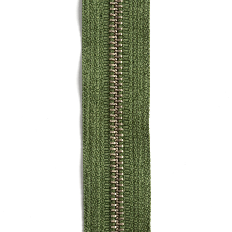 YKK #5 Nickel Plate Zipper Tape 6 pi (1,8 m)
