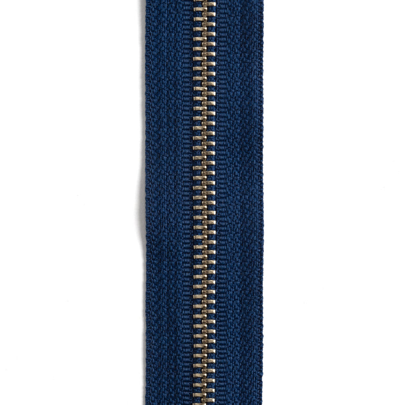 YKK #5 Nickel Plate Zipper Tape 6 pi (1,8 m)