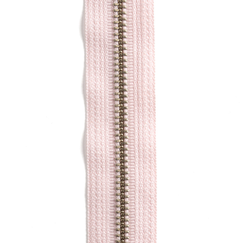 YKK #5 Nickel Plate Zipper Tape 6 pi (1,8 m)