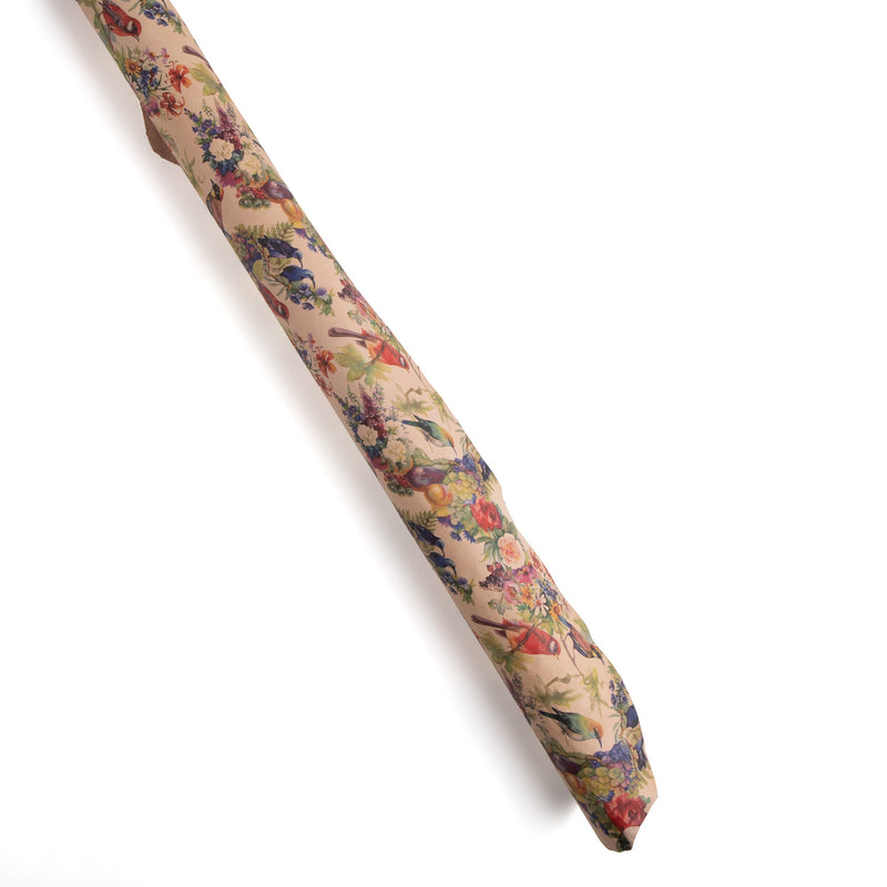 Floral Print Veg-Tan Sheepskin