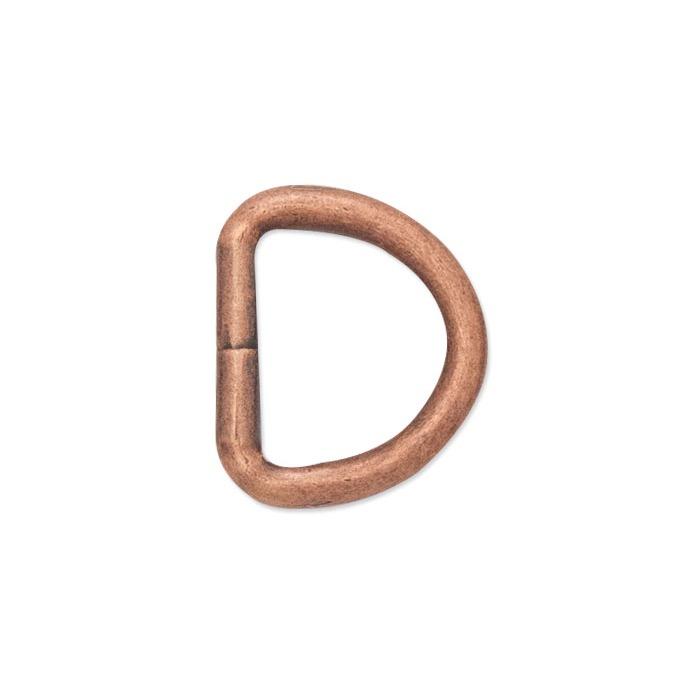 Paquete de 6 anillos en forma de D macizos