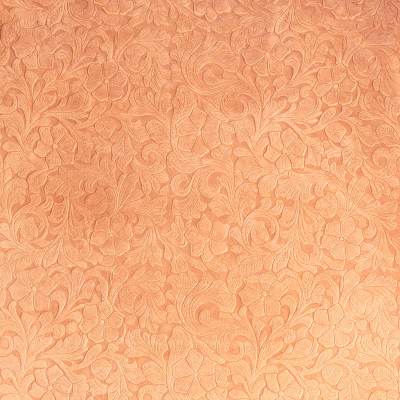 Piel Veg-Tan Sencilla, Grabada en Relieve