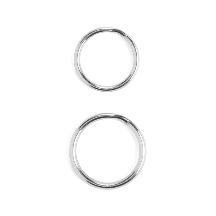 Nickel Plated Split Key Rings