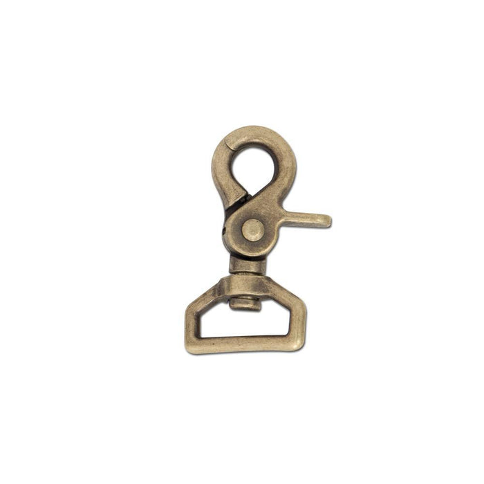 1/213mm Inner Antique Brass Swivel Snap Hooks Trigger Clip Webbing