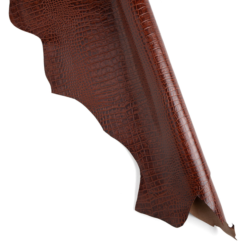 Mauri Croc Embossed Designer Double Shoulders