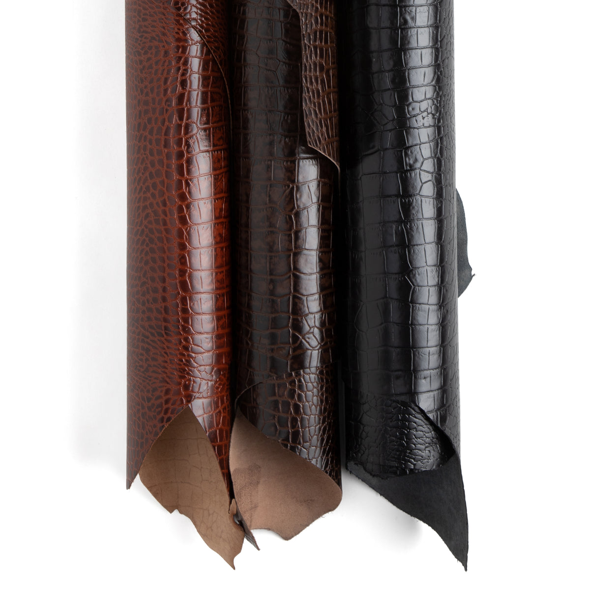 Mauri Croc Embossed Designer Double Shoulders — Tandy Leather Canada
