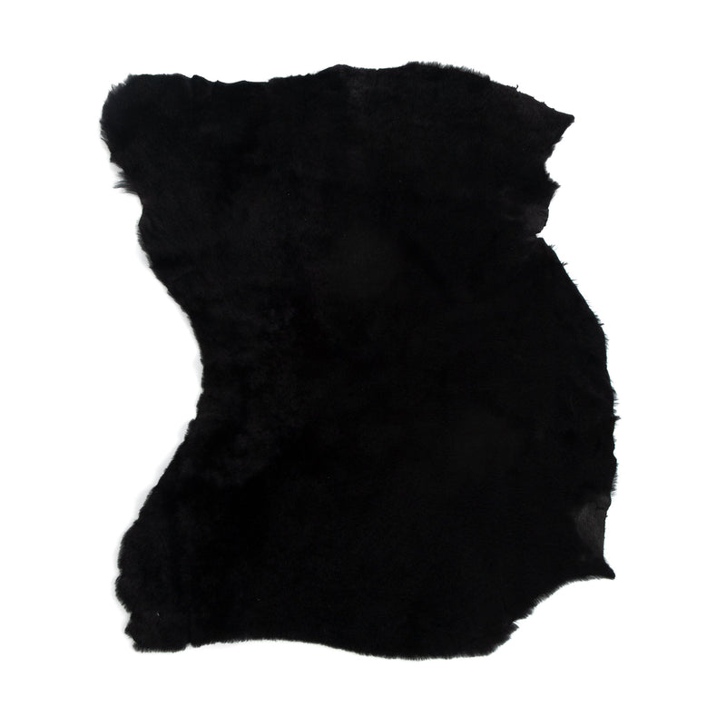 Hair-On Shearling Black