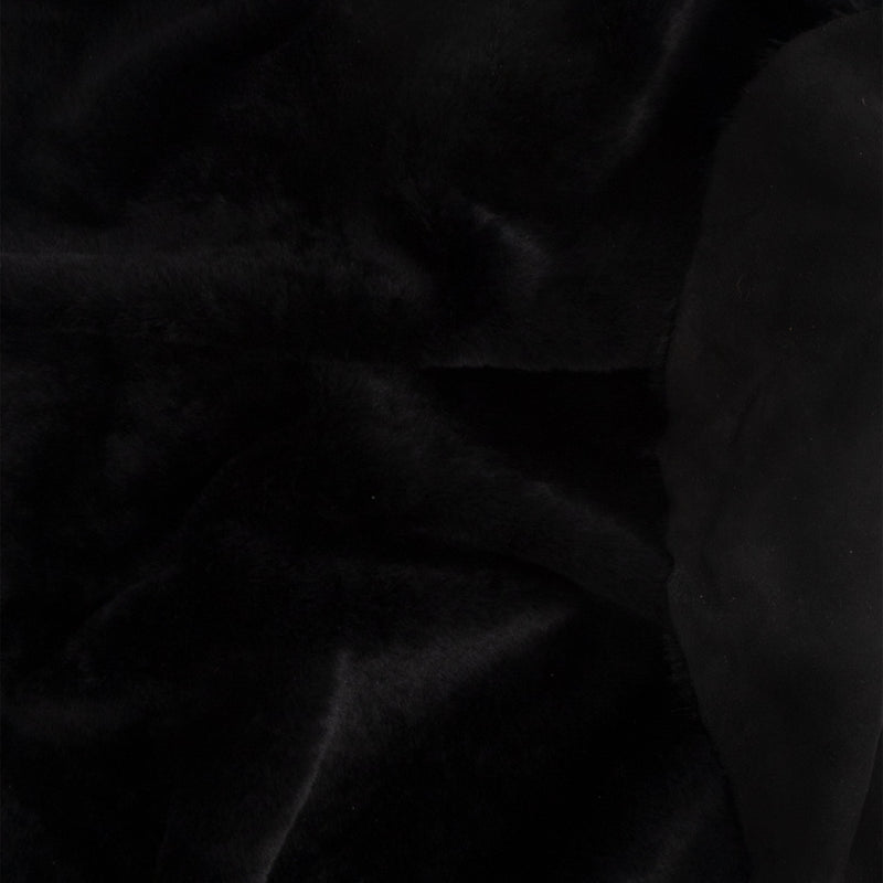 Hair-On Shearling Black