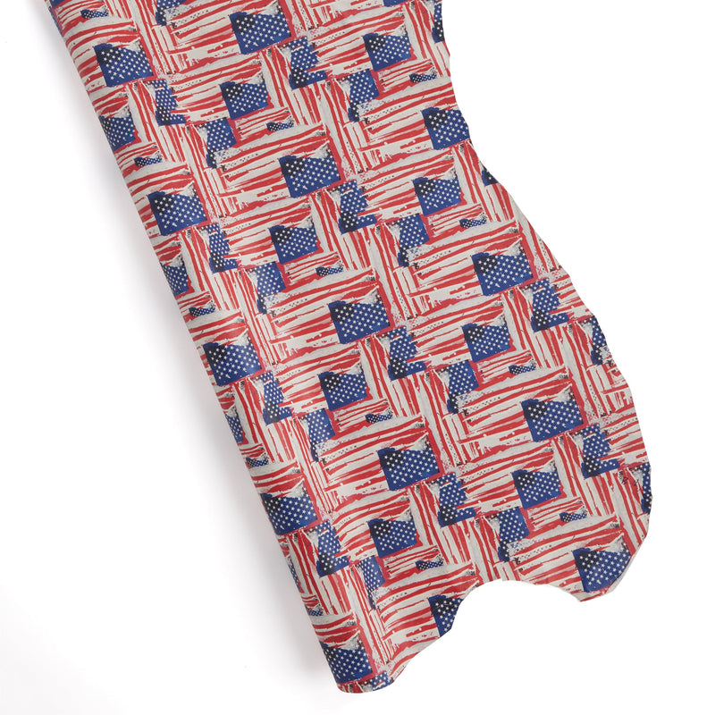 American Flag Print Sheepskin - FINAL SALE