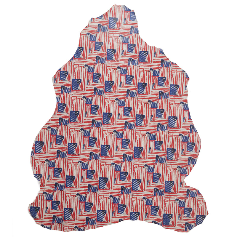 American Flag Print Sheepskin - FINAL SALE