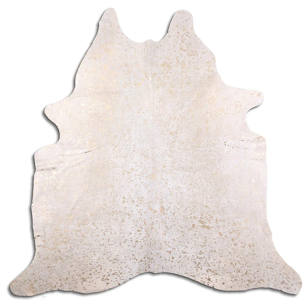 Hair-On Cowhide Rug - Acid Wash Gold & Beige - FINAL SALE — Tandy