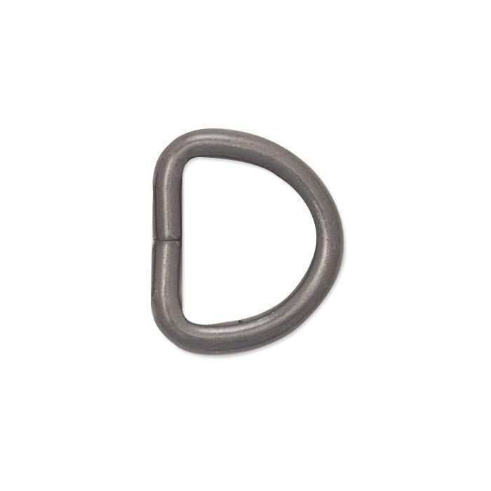 Paquete de 6 anillos en forma de D macizos