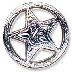 Engraved Ranger Star Conchos