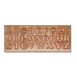 Alphabet Craftaid® 3/4" (1.9 cm)