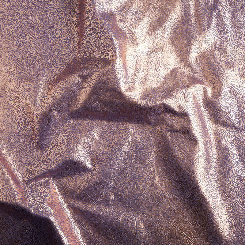 Floral Embossed Double Shoulder Metallic - FINAL SALE