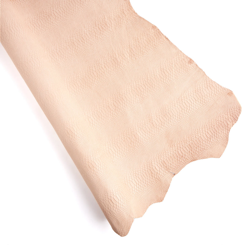 Piel Veg-Tan Sencilla, Grabada en Relieve
