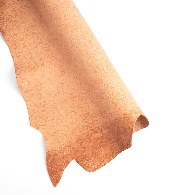 Piel Veg-Tan Sencilla, Grabada en Relieve