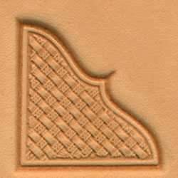 Basketweave Corner Craftool® 3-D Stamp