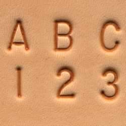 Craftool® 1/4" (6 mm) Alphabet & Number Set