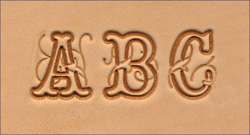 Craftool® 3/4" (19 mm) Script Alphabet Set
