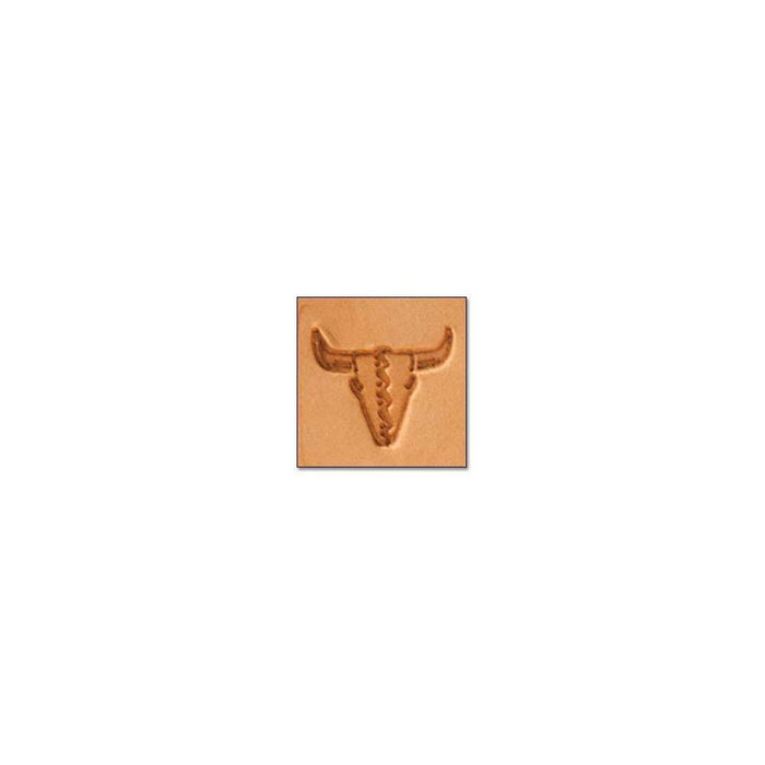 Craftool® Mini tampon 3-D Crâne de vache