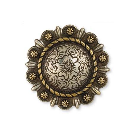 Roped Berry Round Conchos