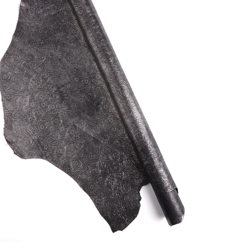 Floral Embossed Double Shoulder Metallic - FINAL SALE