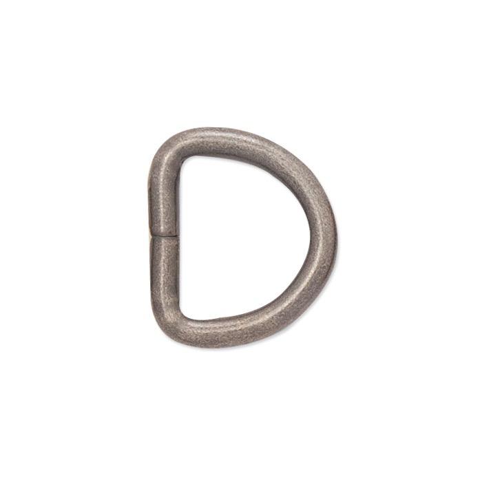 Paquete de 6 anillos en forma de D macizos