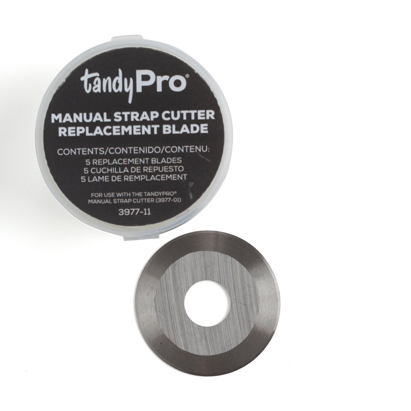 TandyPro® Manual Strap Cutter Replacement Blades - 5 Pack