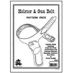 Paquete de patrón de funda y cinturón de pistola