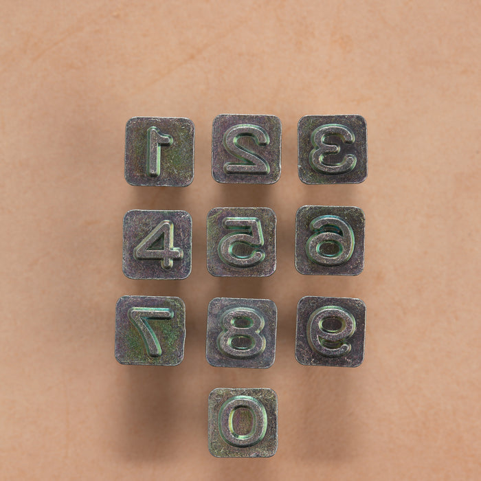 Easy-To-Do Stamp Set Numbers 6 mm (1/4")