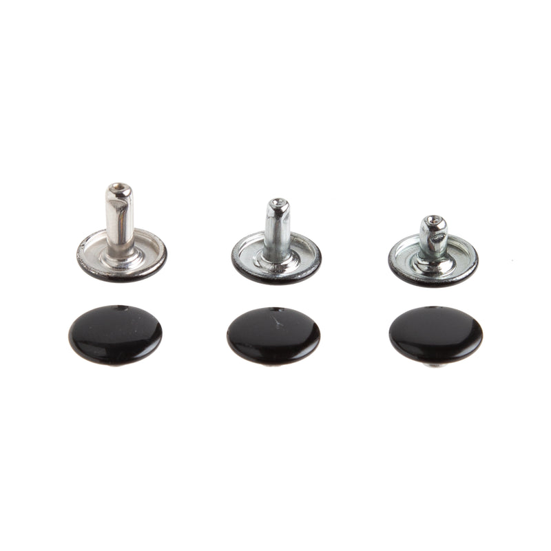 Wide Double Cap Rivets 100 Pack
