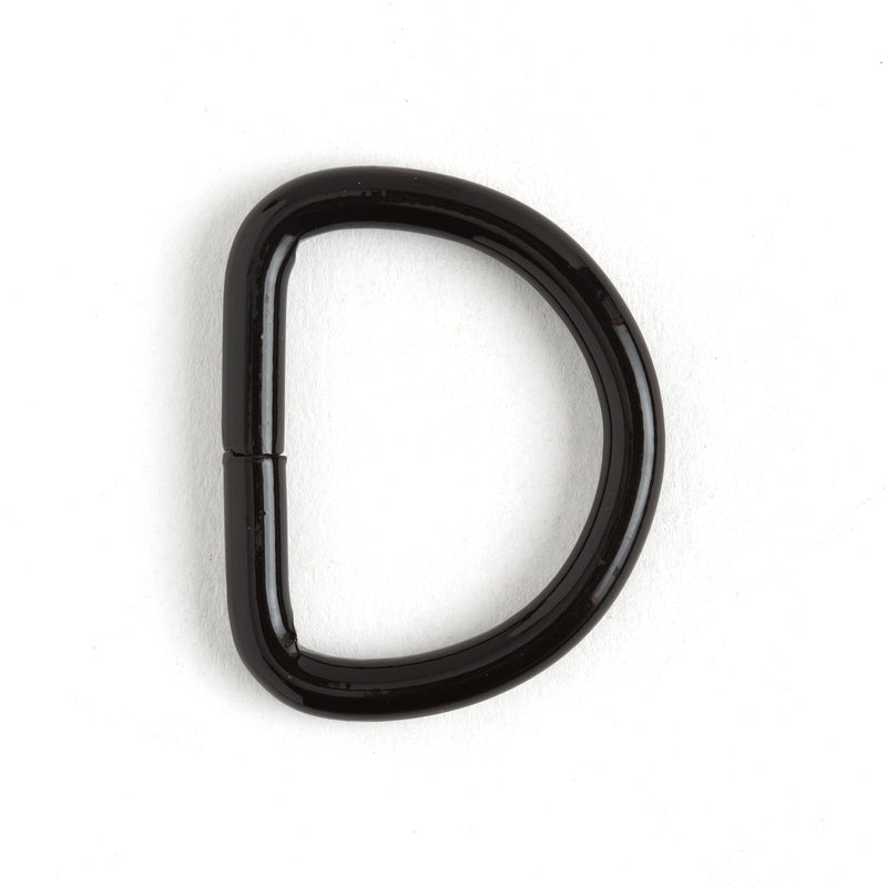 Paquete de 6 anillos en forma de D macizos
