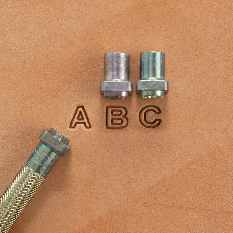 Craftool® Open Face Alphabet Stamp Set 1/4" (6 mm)