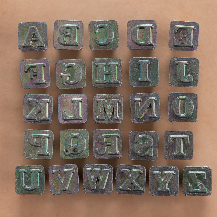 Easy-To-Do Stamp Alphabet Set 1/4" (6 mm)